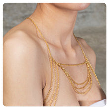Load image into Gallery viewer, Luxury Layered Tassel body Chain