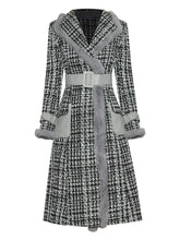 Load image into Gallery viewer, Kimia Patchwork Rabbit fur  Windbreaker Overcoat