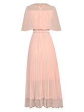 Load image into Gallery viewer, Winnie Chiffon Solid color Pleated Dress