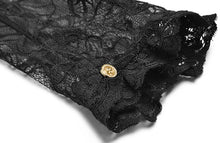 Load image into Gallery viewer, Berta High waist Splicing Black Dress