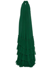 Load image into Gallery viewer, Sutton Green Halter Neck Evening Dress