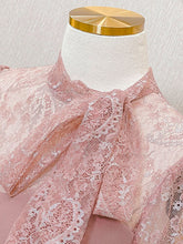 Load image into Gallery viewer, Haisley French Style Spliced Lace Ribbon Dress