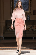 Load image into Gallery viewer, Trish Skirt Set Women Turn-down Collar Single-breasted  Two Pieces Set