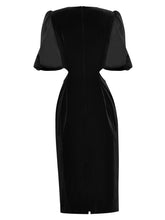 Load image into Gallery viewer, Clarisse Velvet Pencil Dress