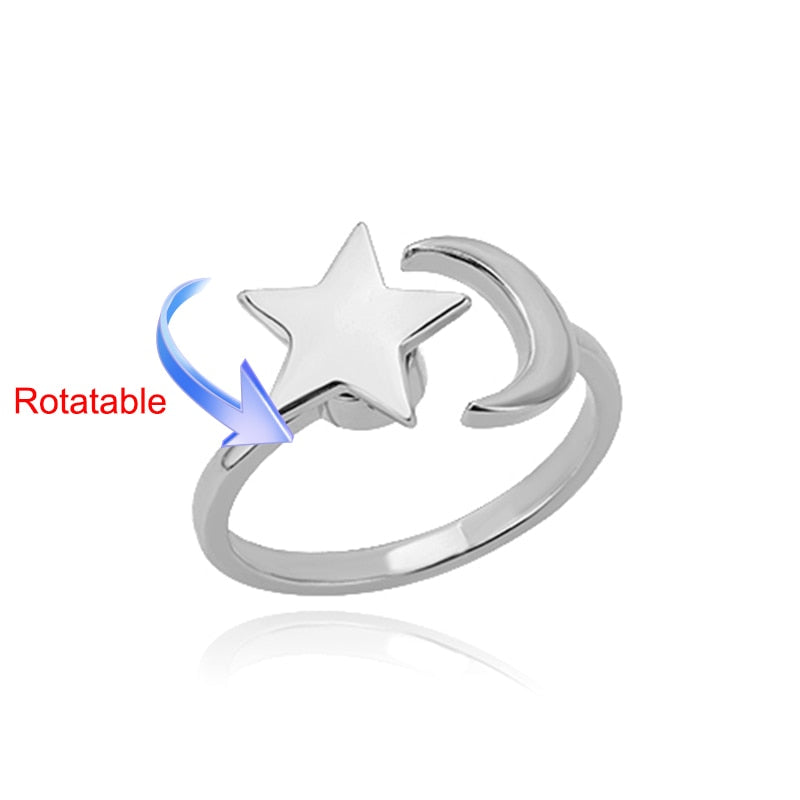 الدورية أربعة البرسيم قابل للتعديل خواتم الفولاذ المقاوم للصدأ خاتم الزواج