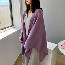 Load image into Gallery viewer, Loose Batwing Sleeves Single Button Outwear Korean Top