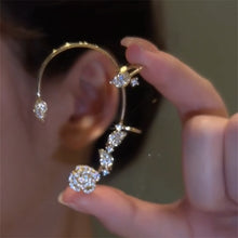 Load image into Gallery viewer, Elf Butterfly Ear Cuff Without Piercing Clip Earrings Sparkling Zircon Crystal