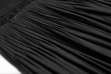 Load image into Gallery viewer, Cordelia O-Neck Long Sleeve Hollow Out Black Elegant Party Pleated Dress