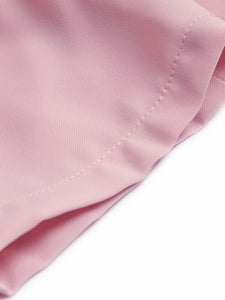 Skye Crystal Button Pink Mini Dress