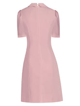 Load image into Gallery viewer, Skye Crystal Button Pink Mini Dress