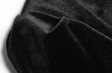 Load image into Gallery viewer, Tatum Autumn Velvet Dress Women Diamonds V-Neck Long Sleeve Lace Patchwork Vintage Party Dress