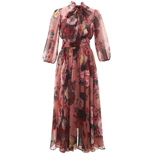 فستان سكاي رانواي بطباعة الأزهار