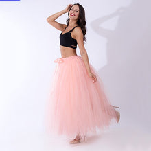 Load image into Gallery viewer, 100cm Length Pleated Tulle Overskirt
