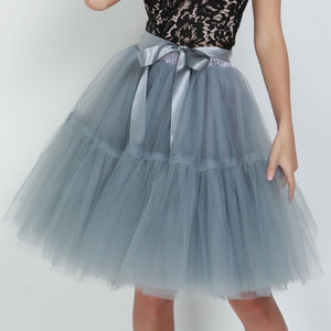 Petticoat 5 Layers 60cm Vintage Tutu Tulle Skirt