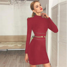 Load image into Gallery viewer, O Neck Bodycon Evening Party Dresses