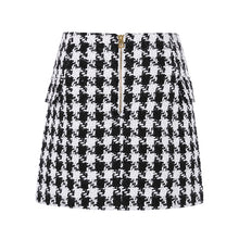 Load image into Gallery viewer, Elegant Plaid Mini Skirt