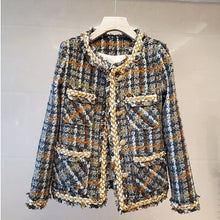 Load image into Gallery viewer, Tweed Bomber Jacket