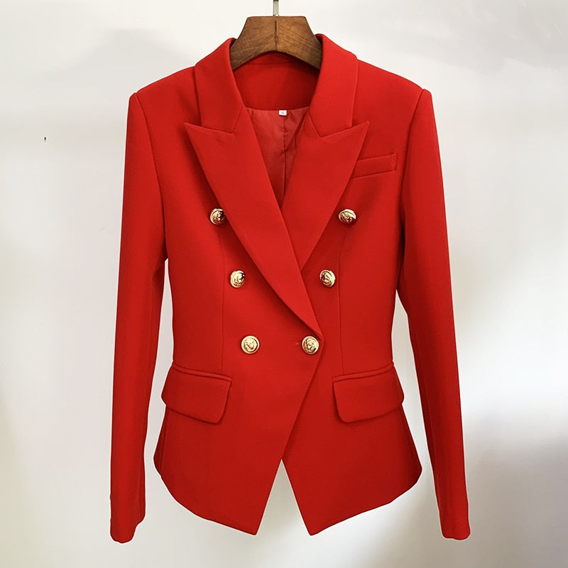 Slim Fit Double Breasted Blazer Jacket