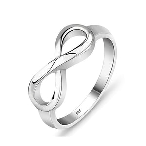 Silver Plated Rings  Infinity  Ring