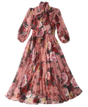Load image into Gallery viewer, Sky Runway Floral Print Dress
