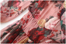 Load image into Gallery viewer, Sky Runway Floral Print Dress