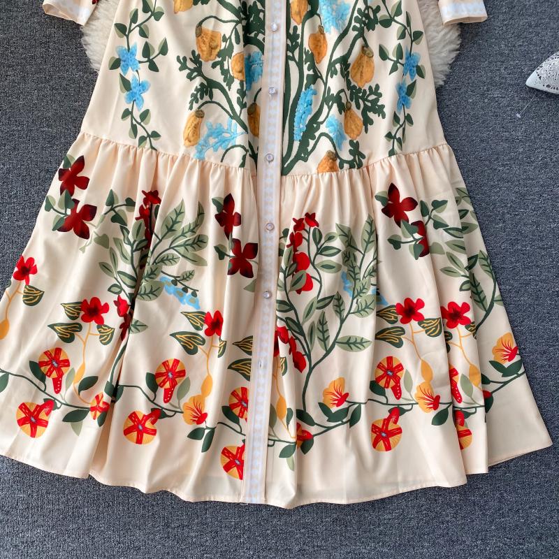 Vintage Print Dress