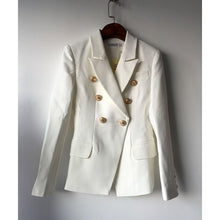 Load image into Gallery viewer, White Double Breasted High Quality Blazers