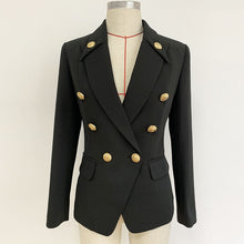 Load image into Gallery viewer, Double Breasted Metal Buttons Blazer Outer Wear