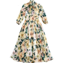 Load image into Gallery viewer, Tessa Floral-Print Bohemia Vacation Elegant Chiffon Dresses