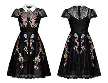Load image into Gallery viewer, Luciana Lace Floral Embroidery Dress