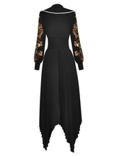 Load image into Gallery viewer, Zuri Sequined Asymmetrical  Pleated Dresses