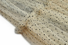 Load image into Gallery viewer, Salome Summer Elegant Polka Dot Print Short sleeve Gorgeous Lace Splicing Mesh Midi Dress