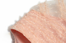 Load image into Gallery viewer, Ava Long Dress Women V-Neck Flare Sleeve Cascading Ruffle Dot Elegant Party Maxi Dress