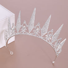 Load image into Gallery viewer, Crystal Rhinestone Crown Queen Tiara