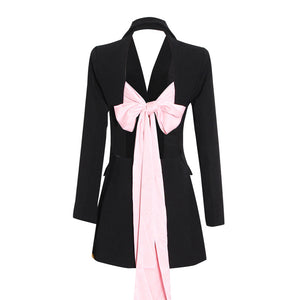 Notched Long Sleeves Slim Fit Coats Female 2022 Spring Fashion
