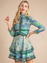 Load image into Gallery viewer, Calista Fashion Mini Vintage Dress
