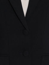 Load image into Gallery viewer, Black Cut Out Bandage Bowknot Blazer